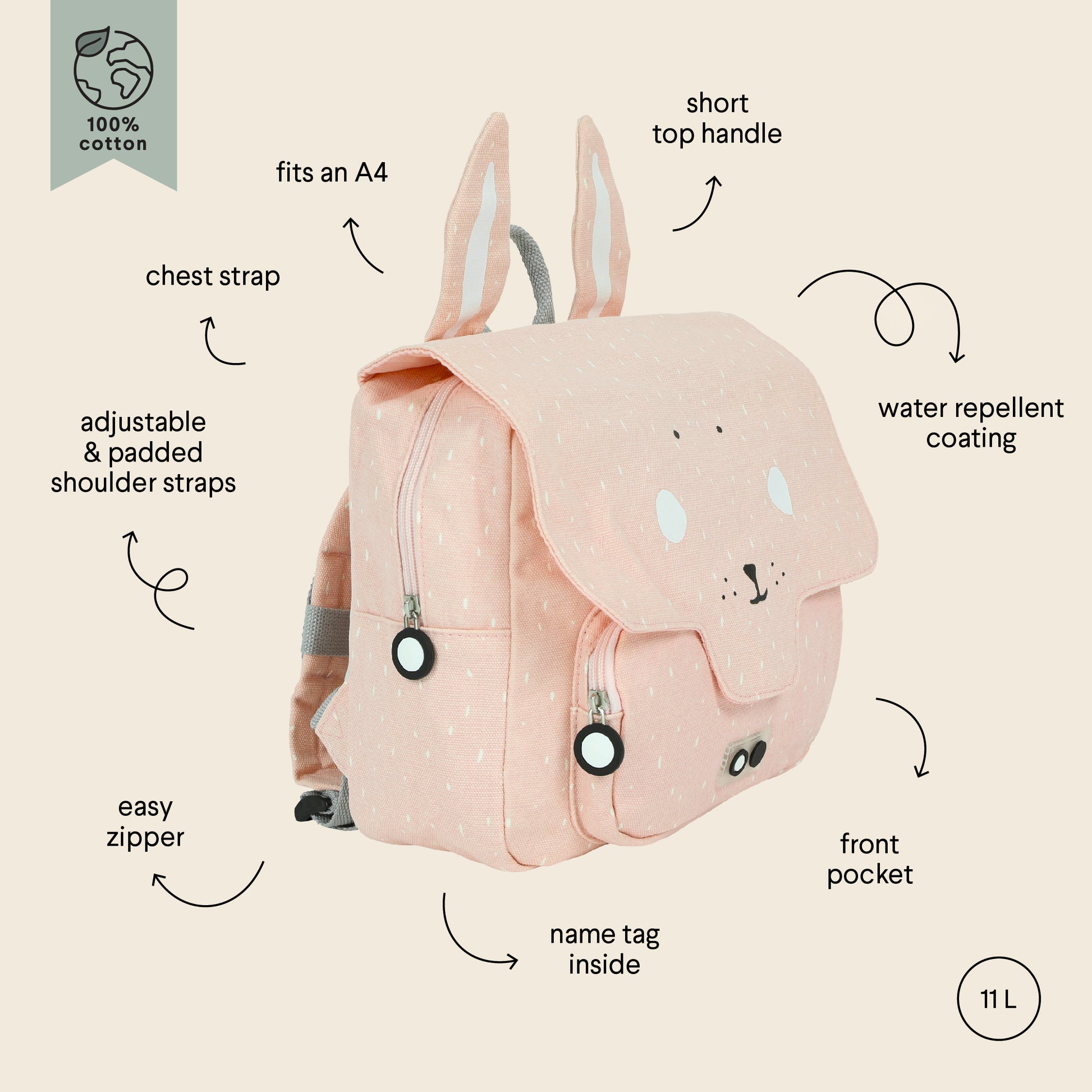 School Bag - Mrs Rabbit