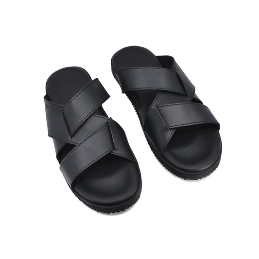 Helsinki Sandals for Him - Black