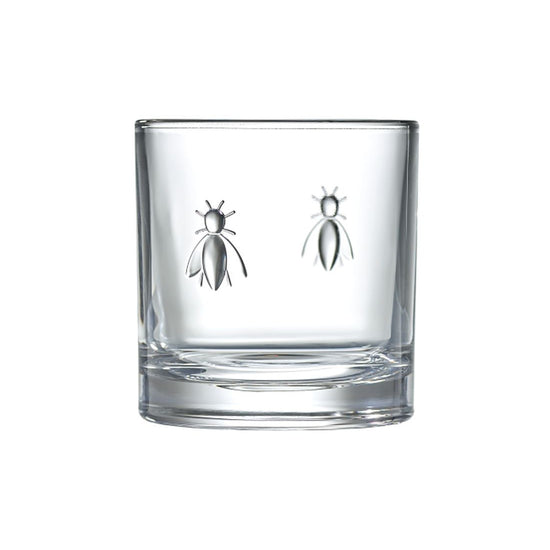 Bee Whiskey Glasses Set of 4, 250 ml