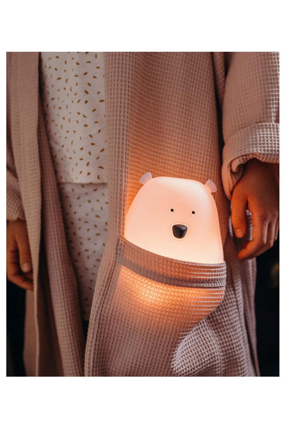 Big Bear Silicone Lamp with Remote - Pink