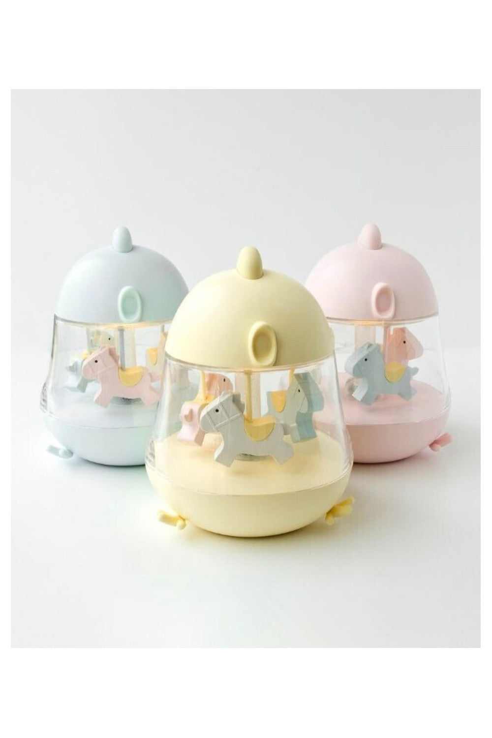 Lamp with Carousel and Music - Pink