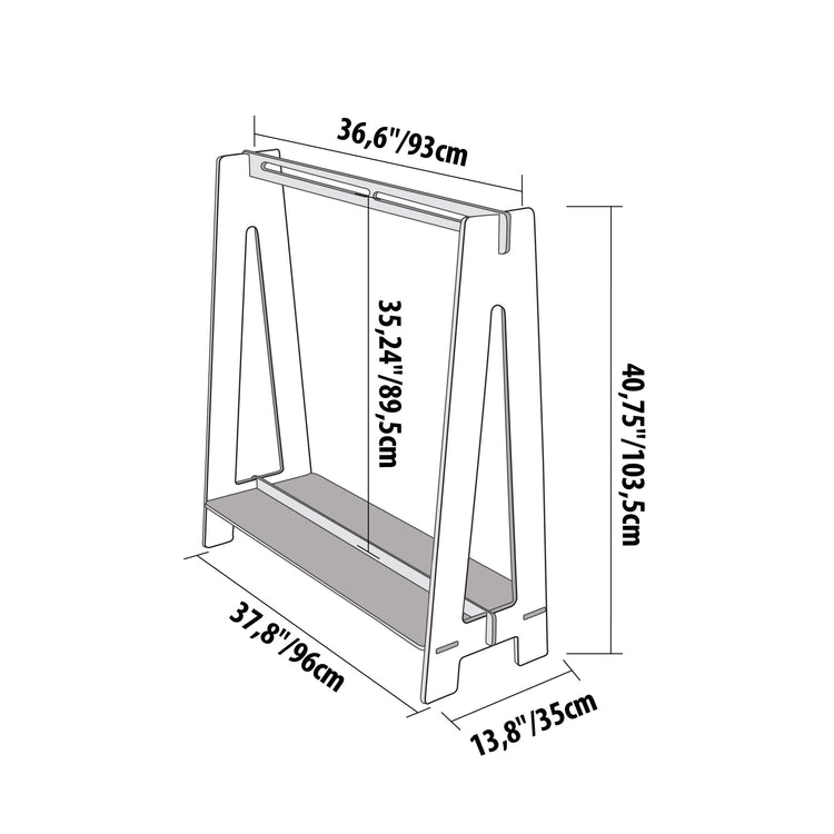 Toddlers Clothing Rack for Hangers