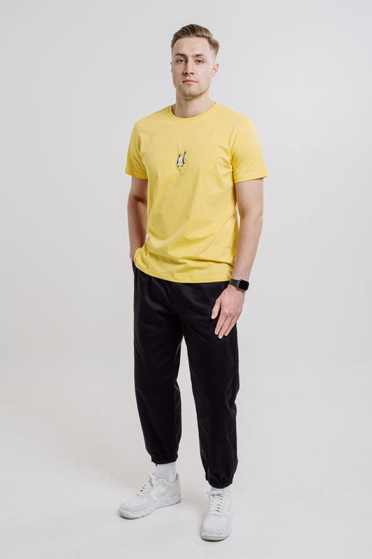 Emperor Penguin T-shirt - Yellow