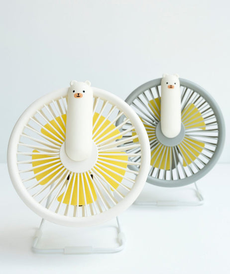 Little Bear Fan Lamp - Grey