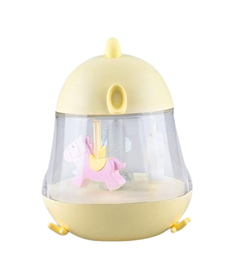 Lamp with Carousel and Music - Yellow