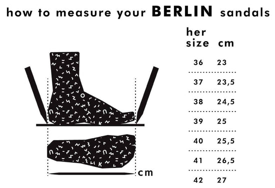 Berlin Sandals - Black