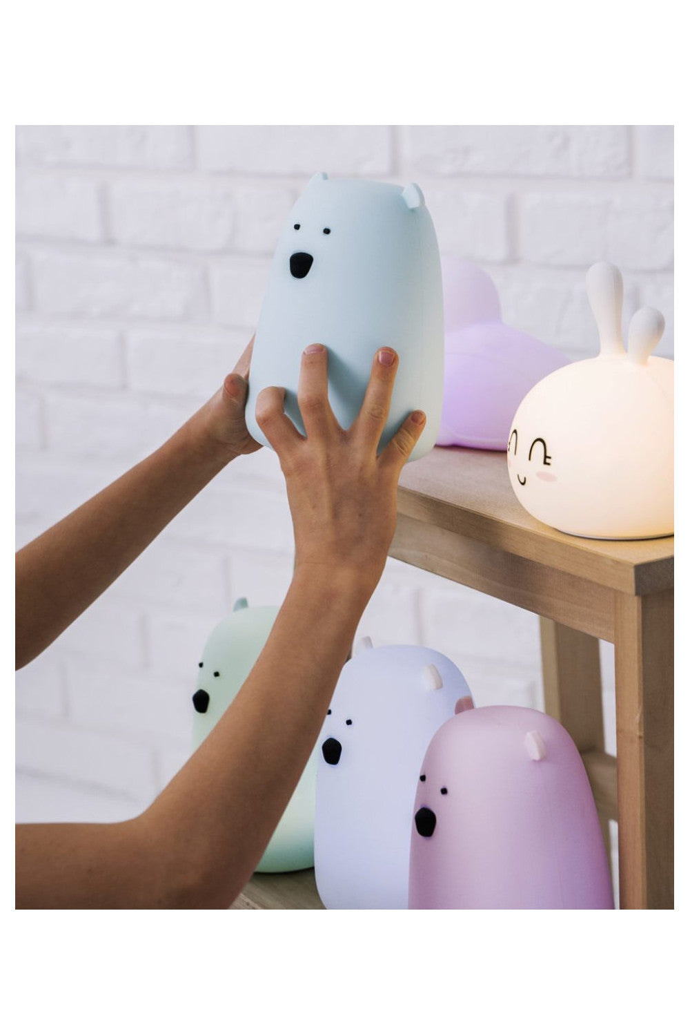 Big Bear Silicone Lamp - Blue