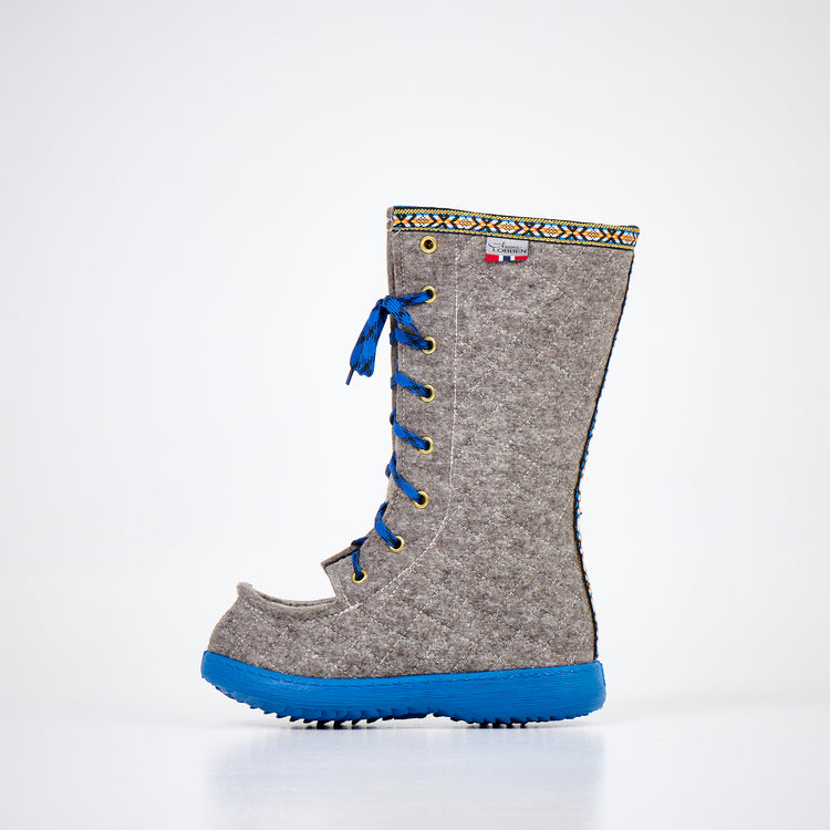 Polar Lobben Felt Boots - Grey