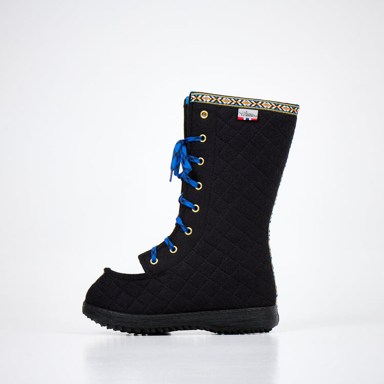 Polar Lobben Felt Boots - Black