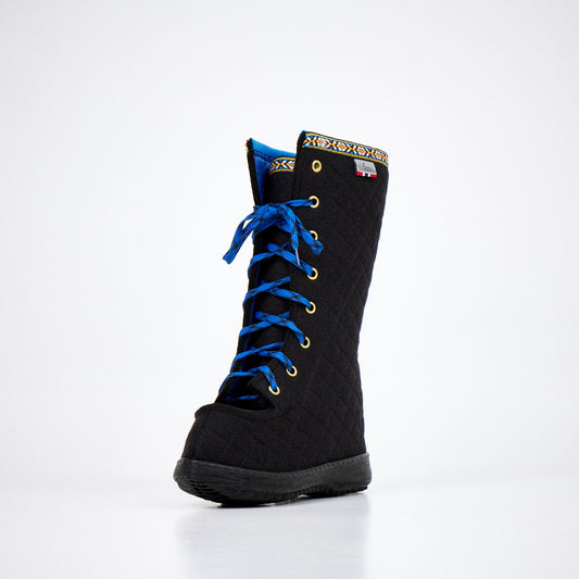 Polar Lobben Felt Boots - Black