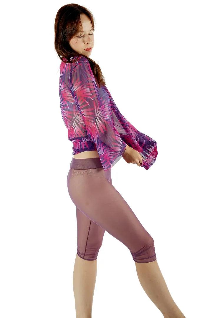 Tan-Through Tunic - Pink Tropics