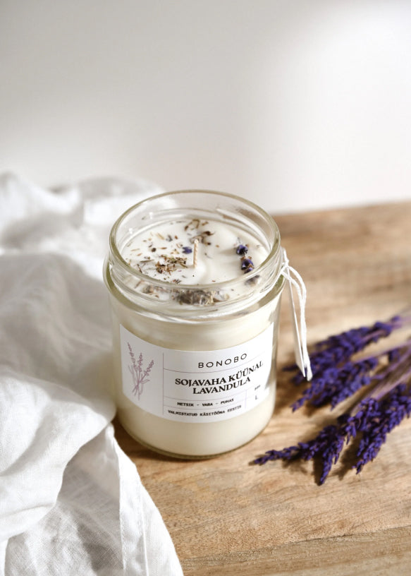 Scented Candle Lavandula - L (80h)