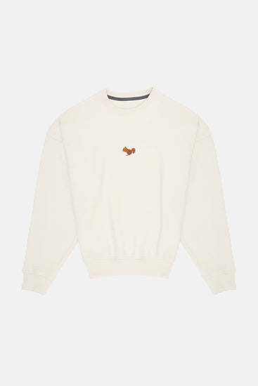 Squirrel Sweatshirt - Cream