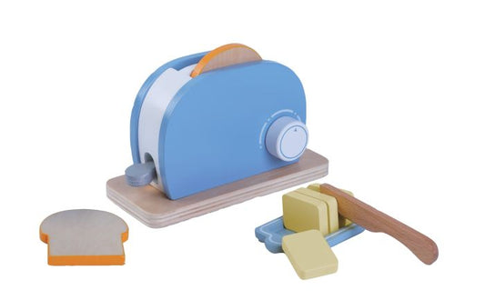 Wooden Small Toaster Set